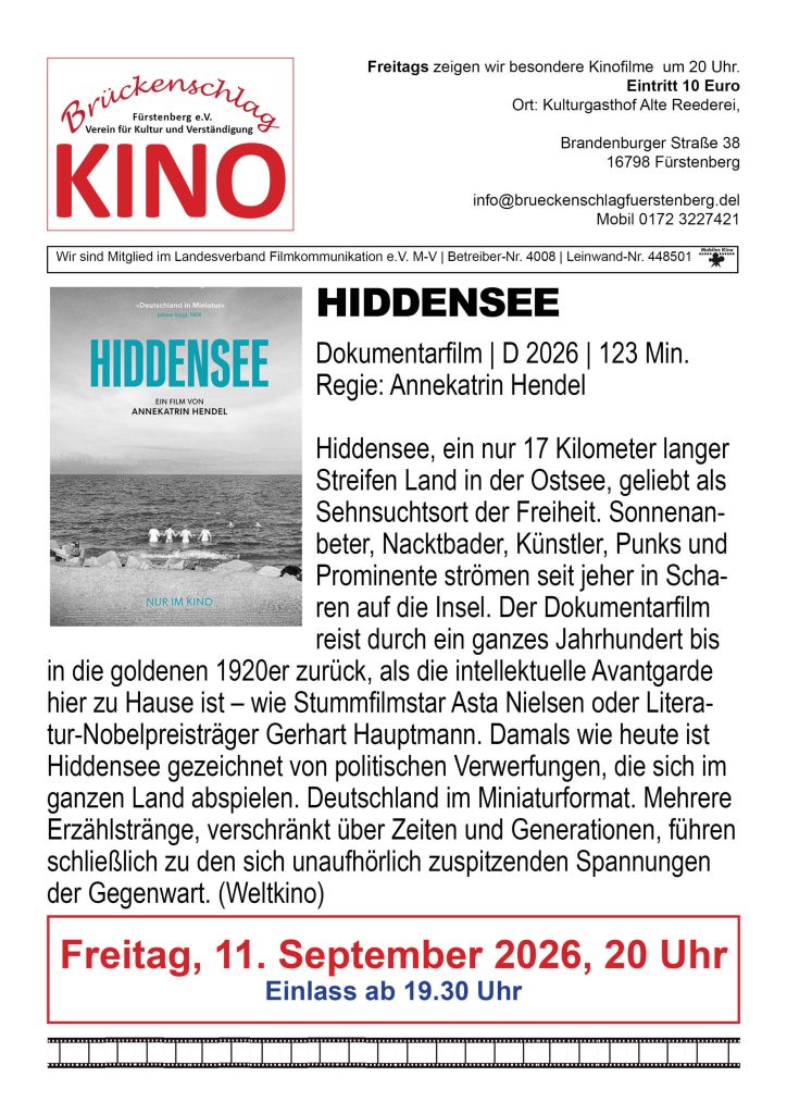 Deutschland im Miniaturformat: Dokfilm in der Alten Reederei Fürstenberg führt auf die Insel Hiddensee